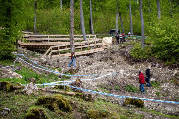 SP XCO #1 2019 - Další truhlářské úpravy na trati