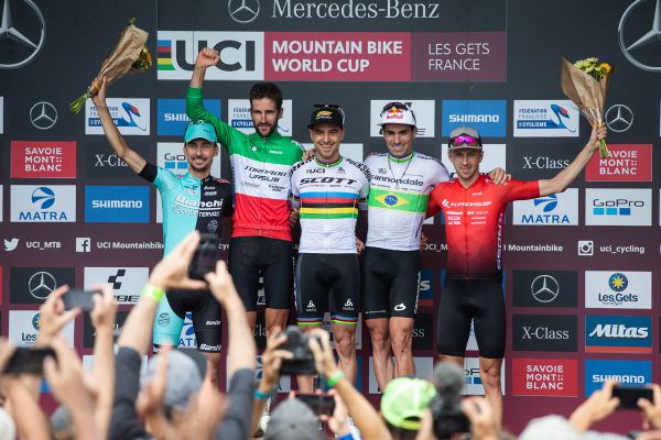 1.Schurter, 2.Kerschbaumer, 3.Avancini, 4.Tempier, 5.Cink