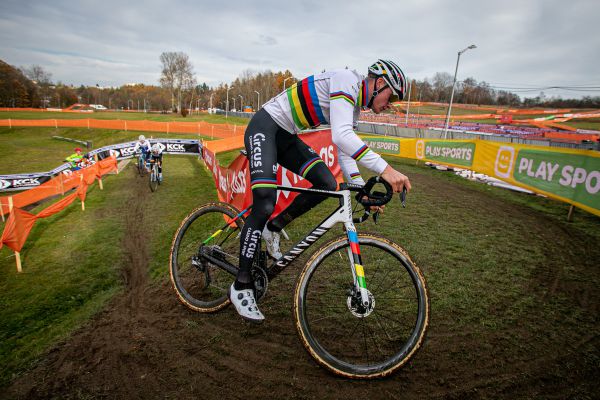 Mathieu van der Poel na tréninku v Táboře 2019