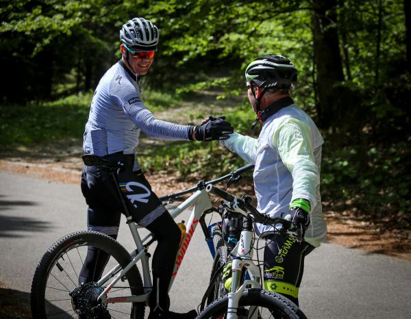 Další z fanoušků Járy Kulhavého, nejstarší, handicapovaný a přijel až z Haviřova