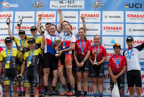 Mistrovství ČR XCO, Pec pod Sněžkou 2020 - štafety