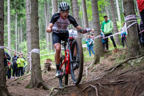 MČR XCO 2020 - soustředění na stopu Ondřeje Cinka