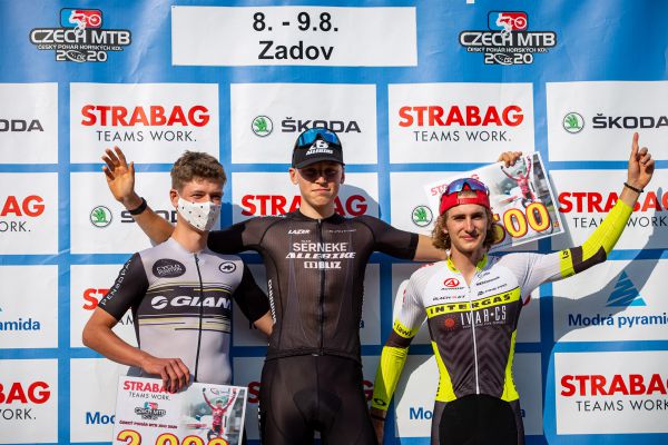 ČP XCO 2020 - Zadov - junior David Šulc se v mezinárodní konkurenci dostal na stupně vítězů