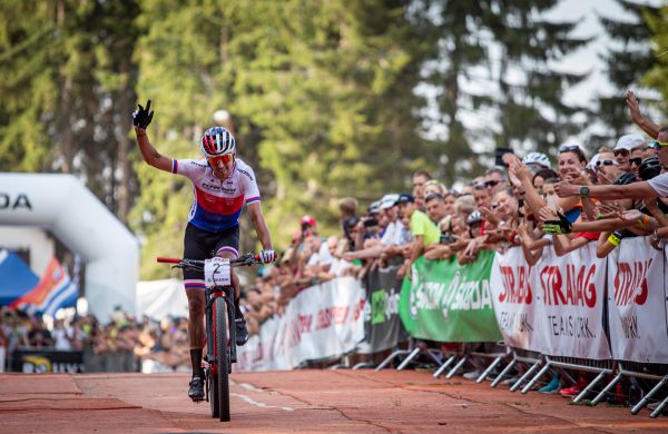 ČP XCO 2020 - Zadov - Ondřej Cink děkuje divákům za podporu, a že jich bylo!