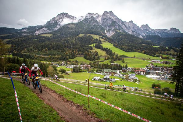 MS MTB 2020 - 1.den - nejvyšší bod trati MS 2020