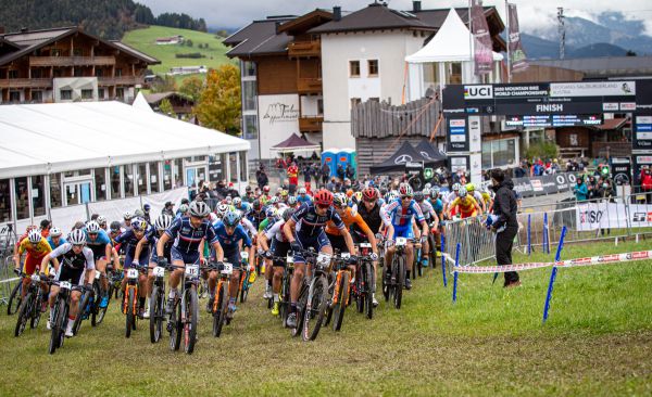 MS MTB 2020 Leogang - Ondřej Cink zcela vpravo