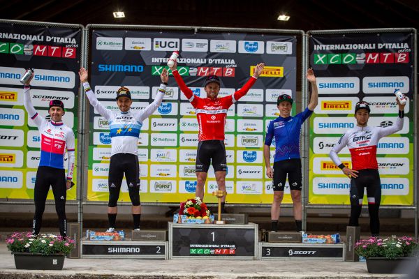 Nalles 2021 - nejrychlejší pětka - 1. Flückiger, 2. Schurter, 3. Marotte, 4. Cink, 5. Colombo
