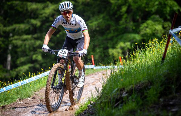 SP Leogang 2021 - trénink - Nino Schurter