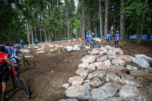 Světový pohár XCO #4 - Les Gets 2021 - trénink