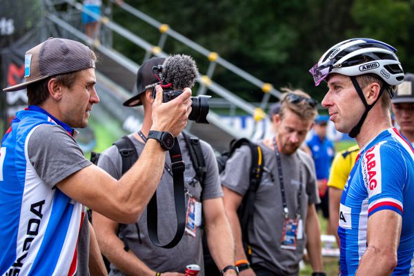 MS 2021 - short track - Matěj Charvát, Česká televize, Val di Sole