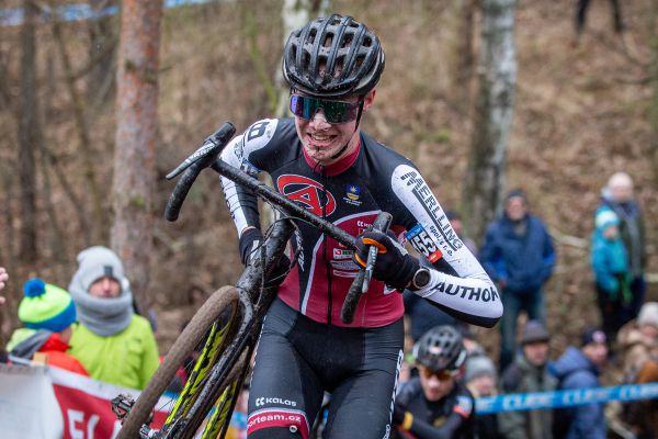 MČR v cyklokrosu 2022 - druhý junior Maximilian Kerl