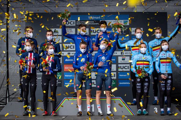 MS cyklokros - Fayetteville 2022 - štafety