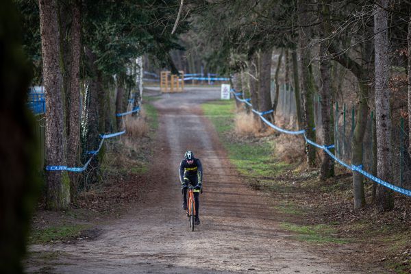 Mistrovství ČR cyklokros 2022 - Kolín trénink