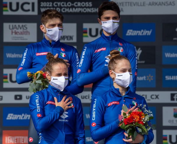 MS cyklokros - Fayetteville 2022 - štafety