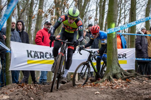 MČR v cyklokrosu 2022 - Šimon Vaníček a Josef Jelínek