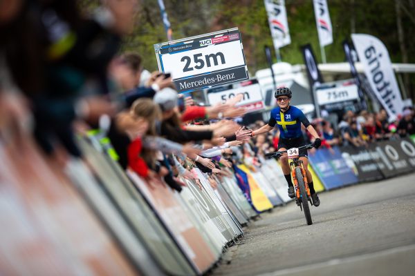 Jenny Rissveds dojíždí na 2. místě