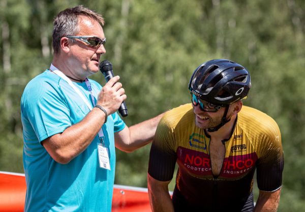 Malevil Cup 2022 - jeden z mnoha finišerů - vítěz kategorie 50+