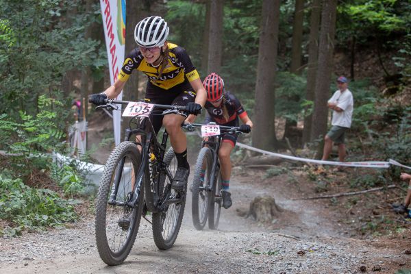 MČR XCO 2022 - Zuzka Šafářová a Adéla Novotná