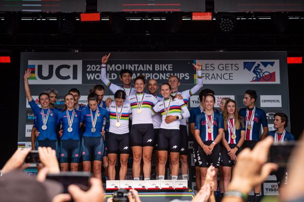 Mistrovství světa MTB 2022 - Les Gets - štafety