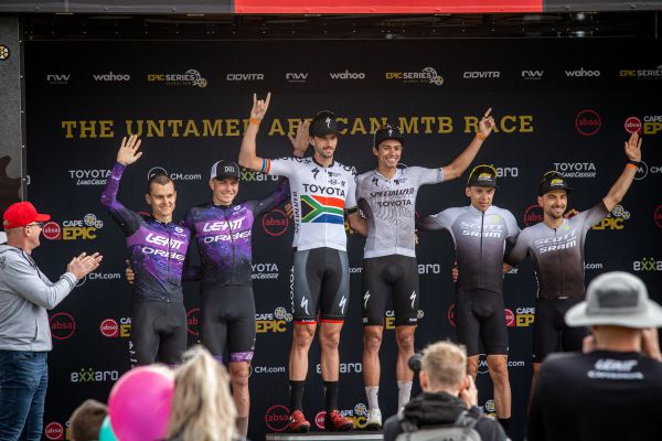 Cape Epic 2023 - 4. etapa - časovkářské stupně