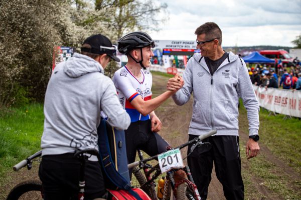 ČP Město Touškov 2023 - gratulace od trenéra