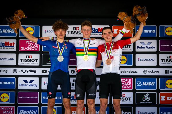 MS 2023 - Glasgow - trojice nejlepších juniorů