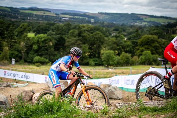 MS 2023 - Glasgow - Eliška na zadním kole Polky