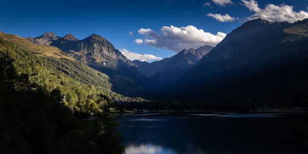 Val Louron a městečko Loudenvielle