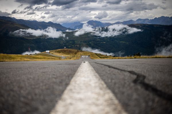 start u prahu dráhy letiště Peyraguedes