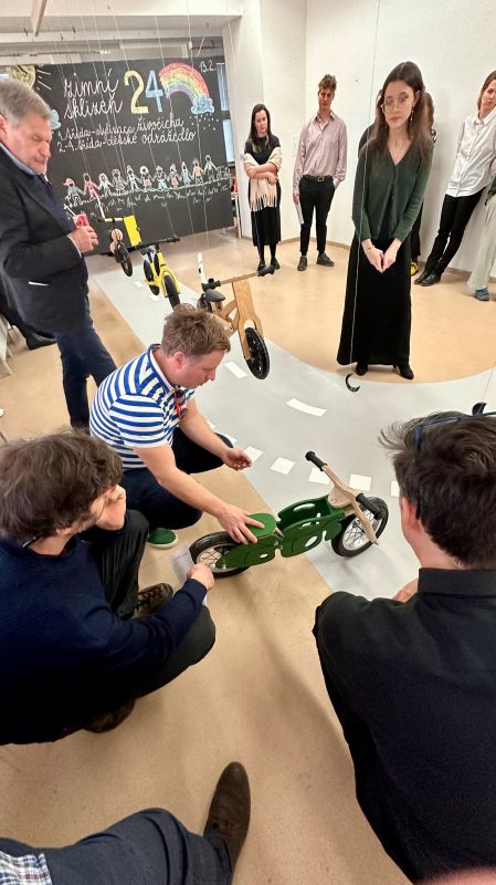 Odrážedla od studentů FUD UJEP