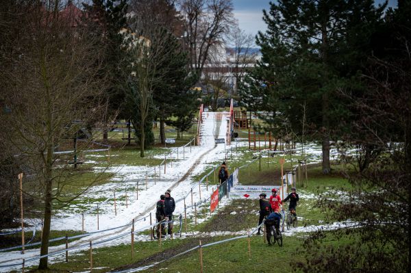 MČR v cyklokrosu - Jičín 2024 - trénink