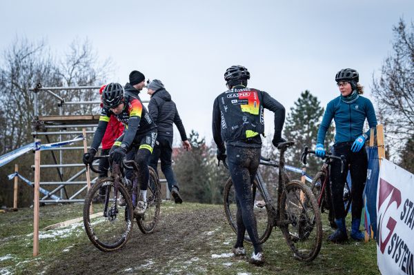 Mistrovství ČR v cyklokrosu - Jičín 2024 - trénink