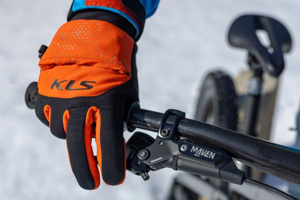 Zimní rukavice KLS Cape orange
