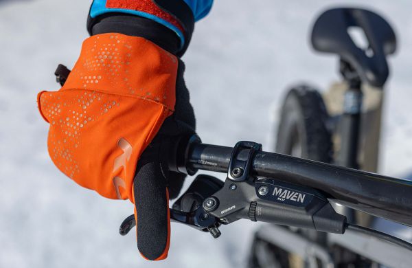 Zimní rukavice KLS Cape orange